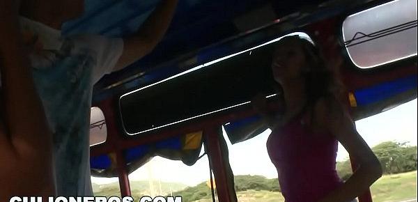  CULIONEROS - Hot Colombian Sluts Fuck On a Chiva Bus (ccb8576)